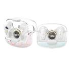 TWS Wireless Bluetooth Headset In-ear Space Capsule Gaming Headset(Transparent White) - 1