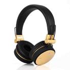 MH10 Sports Folding Card Wireless Bluetooth Subwoofer Headset(Gold) - 1