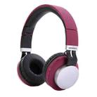 MH8 Wireless Card Sports Folding Bluetooth Headset, Colour: Purple - 1