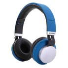 MH8 Wireless Card Sports Folding Bluetooth Headset, Colour: Blue - 1