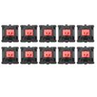 10PCS Cherry Shaft MX Switch Linear Mute Keyboard Shaft, Color: Mute Red Shaft - 1