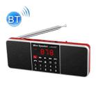L-288AM  Bluetooth Dual Speaker Radio MP3 Player Support TF Card/U Disk with LED Display(Red) - 1