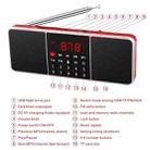 L-288AM  Bluetooth Dual Speaker Radio MP3 Player Support TF Card/U Disk with LED Display(Blue) - 4