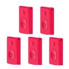 5 PCS Wireless Camera Controller Mobile Phone Multi-Function Bluetooth Selfie, Colour: G1 Red Bagged - 1