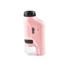 Children Handheld Portable Laboratory Equipment Microscope Toys, Colour: Lite Standard (Pink) - 1