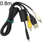 20 PCS 8Pin SLR Camera Cable USB Data Cable For Nikon UC-E6, Length: 0.8m With AV - 1