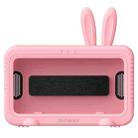 Oatsbasf Cute Bunny Bathroom Phone Holder Waterproof  Box Wall Mounted Phone Case Bracket(Pink) - 1