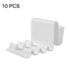 10 PCS Portable Wave Multi-Angle Adjustable Phone Holder(White) - 1