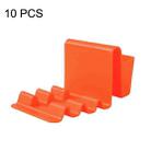 10 PCS Portable Wave Multi-Angle Adjustable Phone Holder(Orange) - 1