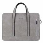 Q5 PU Waterproof and Wear-resistant Laptop Liner Bag, Size: 13 / 13.3 inch(Light Gray) - 1