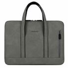 Q5 PU Waterproof and Wear-resistant Laptop Liner Bag, Size: 13 / 13.3 inch(Dark Gray) - 1