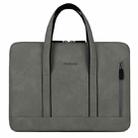 Q5 PU Waterproof and Wear-resistant Laptop Liner Bag, Size: 14 / 14.6 inch(Dark Gray) - 1