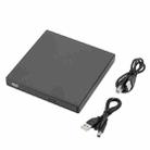 External USB2.0 DVD Optical Drive Notebook Desktop All-In-One CD Burner(Black) - 1