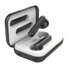 Large Capacity Charging Bin 5.0TWS Wireless Touch Business Call Sports Bluetooth Headset(Black) - 1
