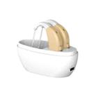 Elderly Use Can Charge Sound Amplifier Hearing Aid, Specification: US Plug(Skin Color Double Machine+White Charging Bin) - 2