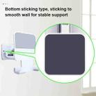 2 PCS T11 Wall Paste Mobile Phone Bracket Foldable Lift Bathroom Kitchen Wall Bracket(White) - 6