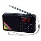 Bluetooth Card Radio Digital FM Player, Specifications: Y-509FM (No Solar Panel)(Black) - 1