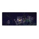 300x800x3mm Locked Large Desk Mouse Pad(2 Lotus) - 1