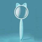 3x Magnifying Glass HD Cartoon Magnifying Glass Toy Gift For Children(Blue Kitten) - 1