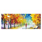300x800x1.5mm Unlocked Am002 Large Oil Painting Desk Rubber Mouse Pad(Autumn Leaves) - 1