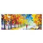 300x800x3mm Locked Am002 Large Oil Painting Desk Rubber Mouse Pad(Autumn Leaves) - 1