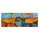 400x900x5mm Locked Am002 Large Oil Painting Desk Rubber Mouse Pad(Carriage) - 1