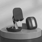 X13 Double Folding Mini Phone Desk Stand(Obsmetrical Black) - 1