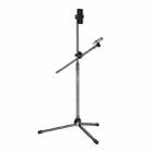 SSKY L3 1.8m Multifunctional Mobile Phone Live Tripod, Spec: Microphone Stand Version - 1