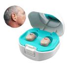TWS On-Ear Sound Amplifier Hearing Aid with Charging Compartment(Skin Color) - 1