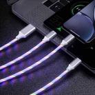 8 Pin+Type-C+Micro USB Phone Streamer Three-Head Charging Line, Model: 3 In 1 1.2m(Colorful) - 1