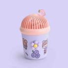 Cartoon Cute Cream Children USB Portable Handheld Fan(Purple) - 1