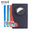 Tracker Card Holder Anti Loss RFID Wallet Card Holder for AirTag(Black) - 1