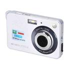 K09 48 Million Pixel CCD HD Digital Camera Retro Self-Portrait Video Camera(Silver) - 1