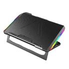 NUOXI Q9 RGB Lighting Effect Laptop Cooler(Black) - 1