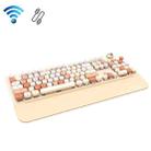 Mofii GEEZER G7 107 Keys Wired / Wireless / Bluetooth Three Mode Mechanical Keyboard, Cable Length: 1.5m(Milk Tea) - 1