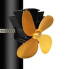 YL603 Thermodynamic Magnetless Wall Mounted Fireplace Fan(Gold) - 1