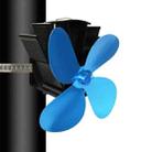 YL603 Thermodynamic Magnetless Wall Mounted Fireplace Fan(Blue) - 1