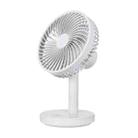 FS01 Desktop HD Digital Display Timing Fan(White) - 1