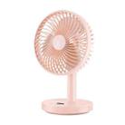 FS01 Desktop HD Digital Display Timing Fan(Pink) - 1