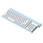 LANGTU L3 102 Keys Anti-Spill Silent Office Wired Mechanical Keyboard, Cable Length: 1.5m(White Green) - 1