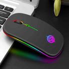 K-Snake BM110 RGB Lighting Effect Wireless Bluetooth Mouse(Black) - 1