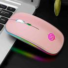 K-Snake BM110 RGB Lighting Effect Wireless Bluetooth Mouse(Rose Gold) - 1