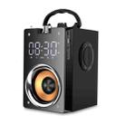T3 Multifunctional Subwoofer Clock Bluetooth Speaker With Phone Stand Function(Black) - 1