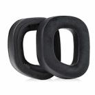 2 PCS RGB Headest Sponge Cover Earmuffs For Corsair HS80(Velvet + Protein Skin) - 1