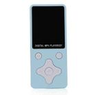 T68 Card Lossless Sound Quality Ultra-thin HD Video MP4 Player(Blue) - 1