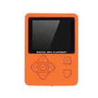 T69 Card Lyrics Synchronization Lossless Sound Quality MP4 Player, Style: Cross Button(Orange) - 1