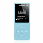 Card Ultra-thin Lossless MP4 Player With Screen(Light Blue) - 1