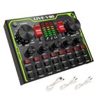V80 Live Sound Card Set Mixing Console,Style: Only Sound Card - 1