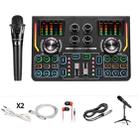 X5 Mixer Live Sound Card Set, Spec: Sound Card+E300+Headset+Tripod - 1