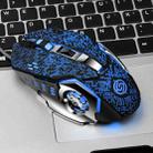 K-Snake Q5 4 Keys Metal Flywheel RGB Lighting Wired Mouse(Star Version) - 1